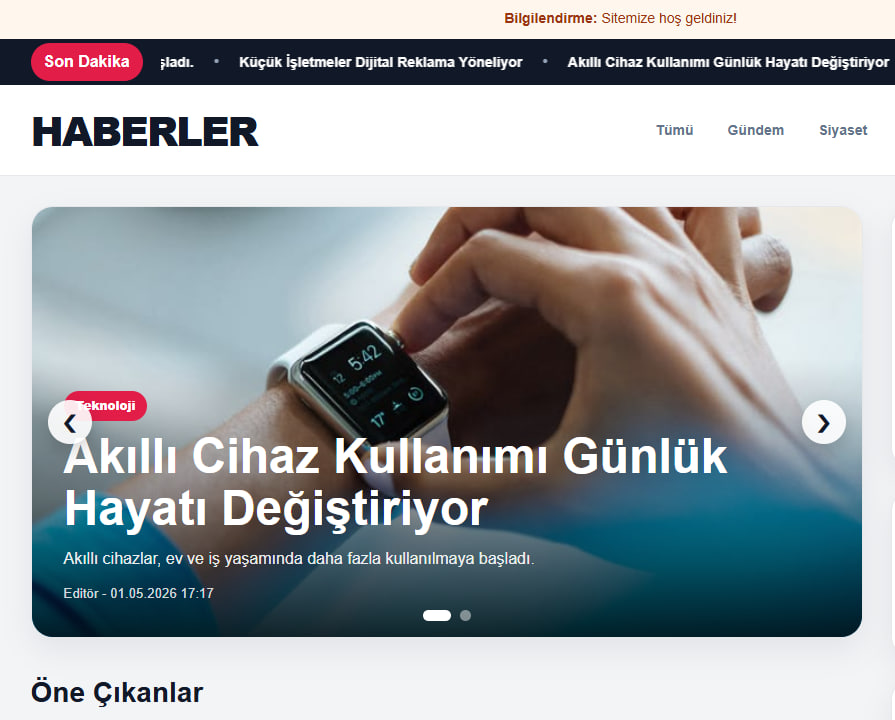 Modern Haber Sitesi